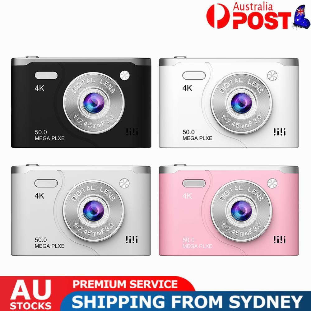 Digital Camera Dual Lens Mini Travel Mirrorless Camera LCD