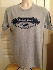 CABO, SAN LUCAS SURF COMPANY GRAY VINTAGE T-SHIRT MEDIUM