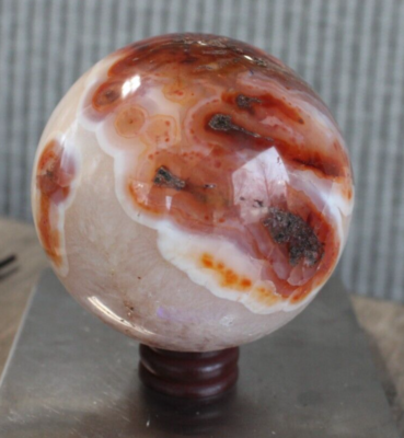 カーネリアン　スフィア CARNELIAN SPHERE 77.7 MM/ 674.3 GRAMS | eBay