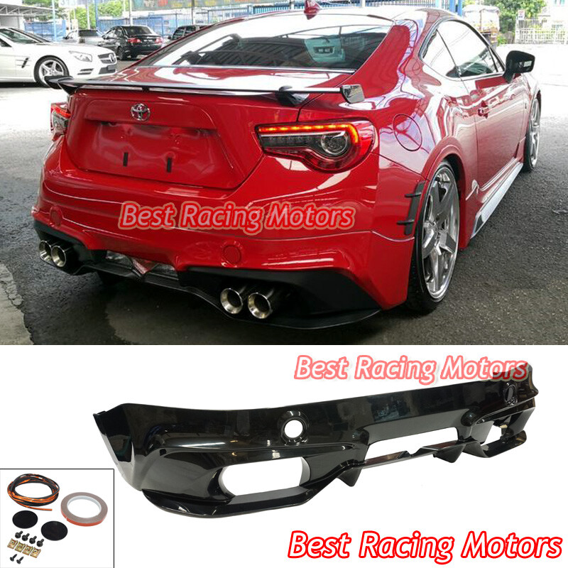 For 2017-2021 Toyota 86 w/ Quad Tip Conversion T Style Rear Bumper For 2017-2021 Toyota 86 w/ Quad Tip Conversion T Style Rear Bumper