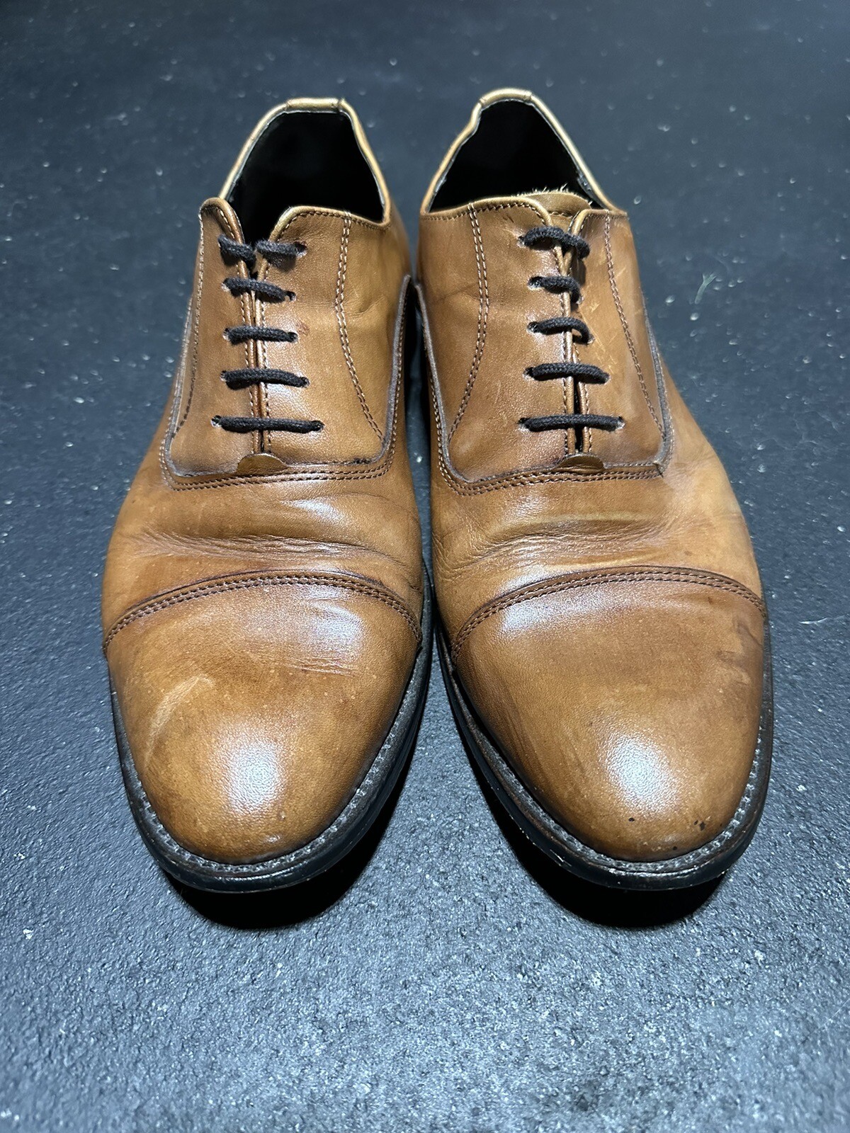 Men’s Leather Dress Shoes. Made In Italy Size 9 Gem