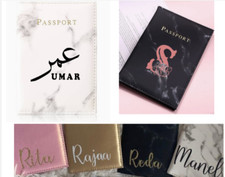 Personalised passeport case .Travel accesories