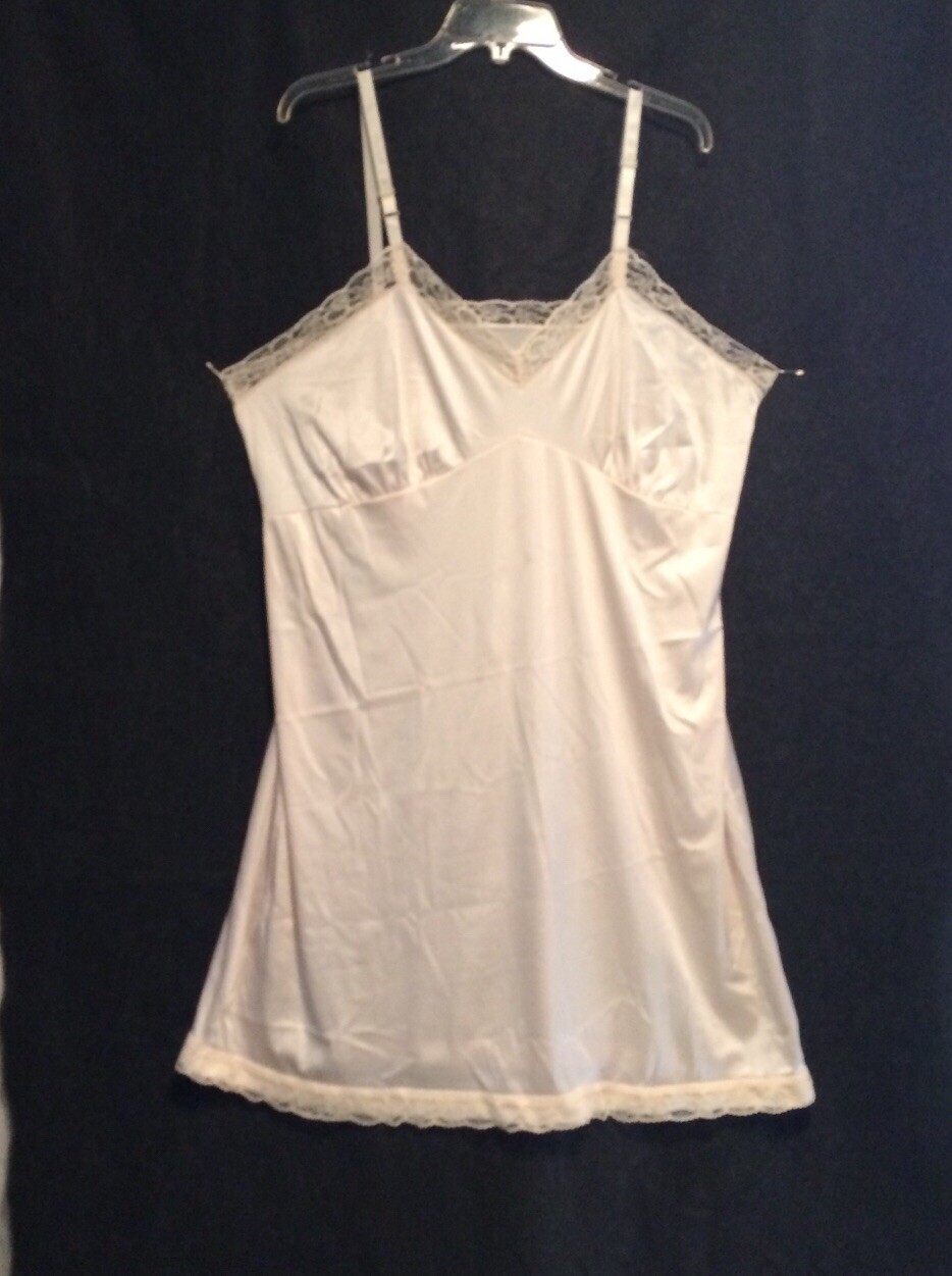 cream colored vintage slip Gem