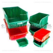 R&G CONTENITORE IMPILABILE SOVRAPPONIBILE TERRY ECOBOX PORTA MINUTERIA MAGAZZINO