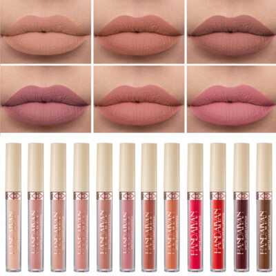Matter Lippenstift Für Frauen Langanhaltender Wasserfester Lipgloss     