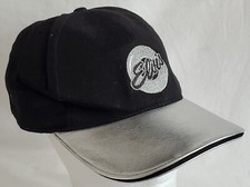 Vintage 1996 Black  Silver ELVIS Baseball Hat Cap From Graceland Worn Once