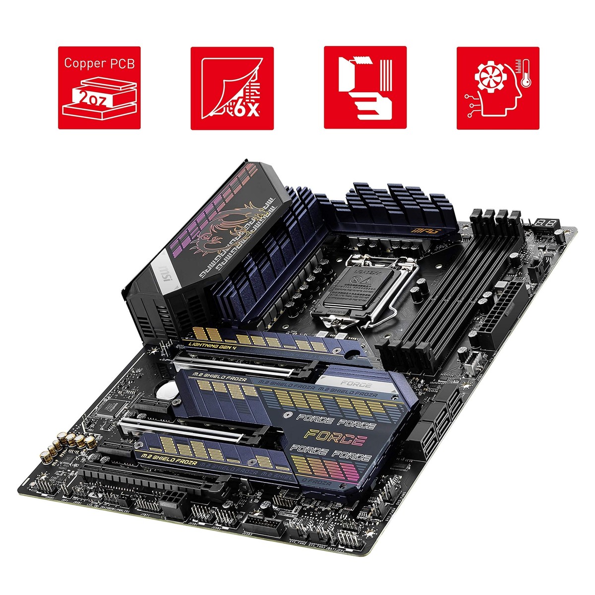 MSI MPG Z590 Gaming Force Gaming Motherboard for sale online | eBay