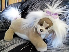 Rare Puppy Surprise vgt Tan Plush Stuffed Animal Dog no puppies
