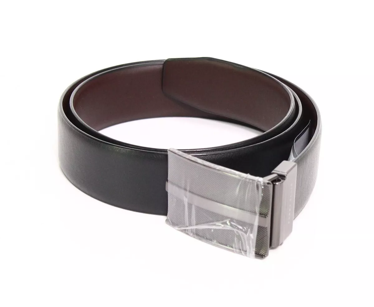 PERRY ELLIS PORTFOLIO Men s Reversible Black Brown Faux Leather