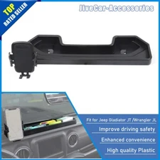 Dash Phone Holder Storage Tray Mount Bracket Fit for 21-24 Jeep Wrangler JL 4xe