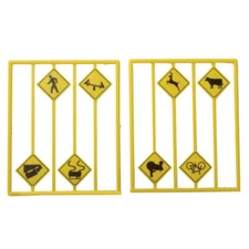 Tichy Train Group 2076 Picture Warning Signs (8) O Scale