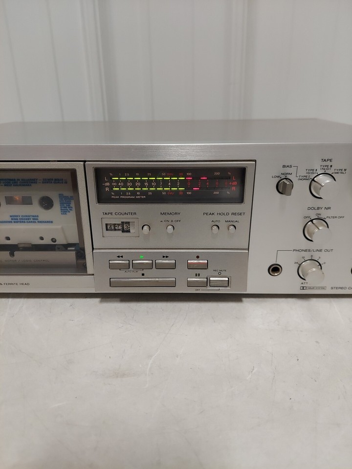 SONY TCK61 Stereo Cassette Deck Player & Recorder, Has Hum Sound For