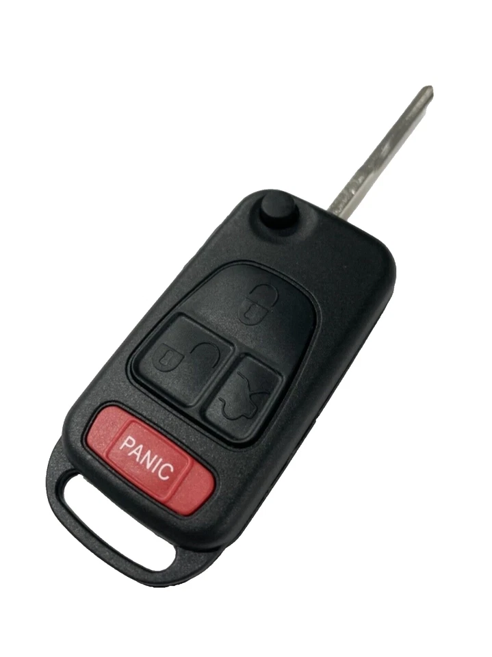 OEM ELECTRONIC 4 BUTTON REMOTE FLIP KEY FOB FOR 1998-2005 MERCEDES BENZ ML CLASS - Image 4 of 4
