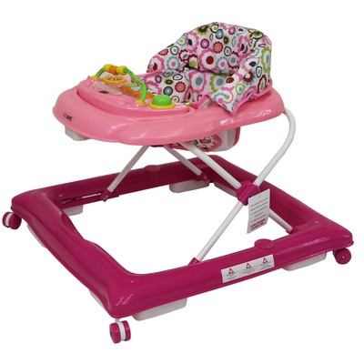 musical baby walker with play tray