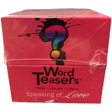 Word Teasers "Speaking of LOVE" TALK LAUGH LOVE Conversation Starters Couples