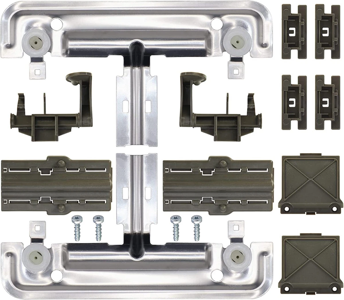 Whirlpool WDTA50SAHZ0 Dishwasher Upper Top Dishrack Adjuster Kit