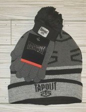 Tapout Boys Knit Tasseled Hat  Gloves One Size Fits Most