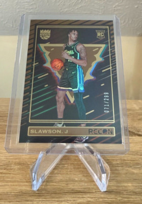 2023-24 Panini Recon Jalen Slawson #249 Rookie Card Holo Bronze /299 Kings