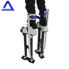 Black 24"-40" Professional Drywall Stilts For Sheetrock Painting or Cleaning US