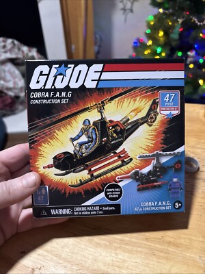 G.I. JOE COBRA F.A.N.G. Lego 47 Piece Construction Set New Unopened Box 