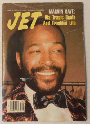 Jet Magazine Issue April 16 1984 Marvin Gaye Tragic Death Troubled Life