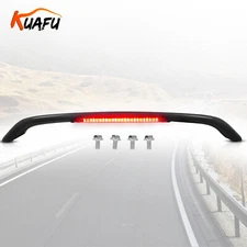 For 12-15 Honda Civic 4DR SI Rear Trunk Spoiler Wing LED Brake Light Lamp