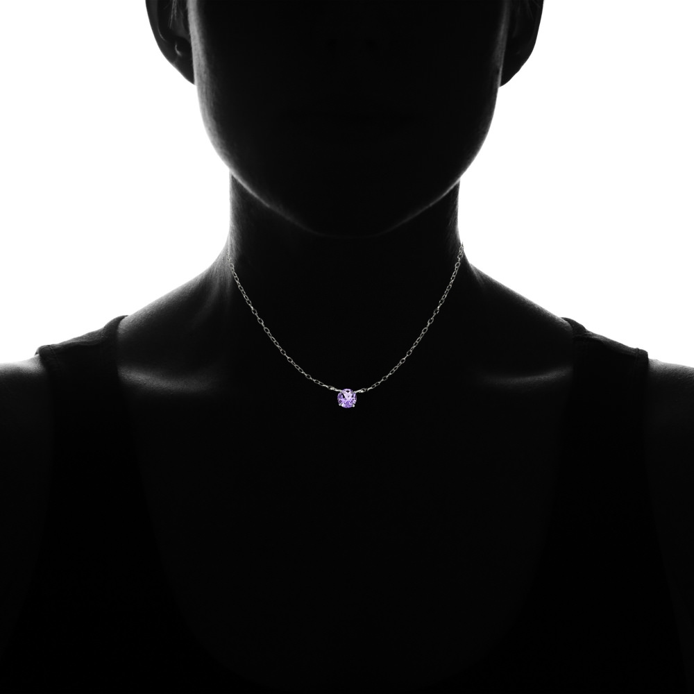 Collier Ras Du Cou En Argent Sterling 925 - Pierre De Naissance Zircon - Silverspeck - Neuf Sans Emballage