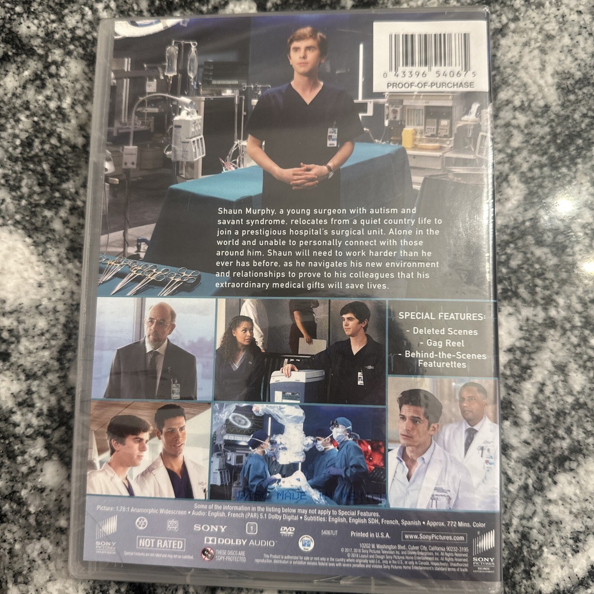 THE GOOD DOCTOR TV SERIES COMPLETE SEASON ONE 1 New Sealed DVD