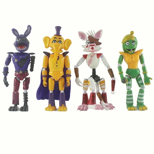 Xinchangda FNAF Action Figure Set – 8 Figuren Mit Licht, 14 Cm, Aus PVC