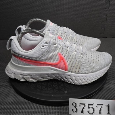 Nike React Infinity Run Flyknit 3 Shoes Womens Sz 9 Gray Sneakers CT2423-004