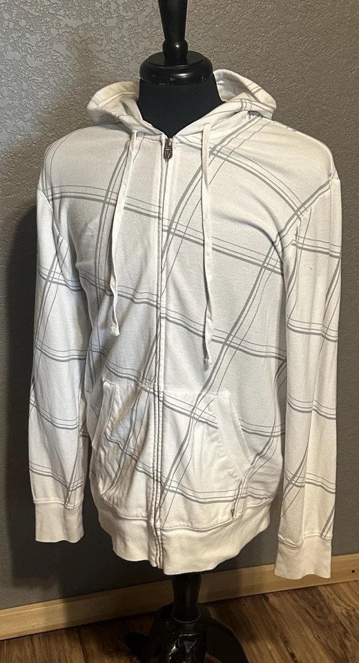 Moletom Vurt com capuz masculino grande Y2K xadrez skate com zíper ver fotos - Imagem 2 de 4