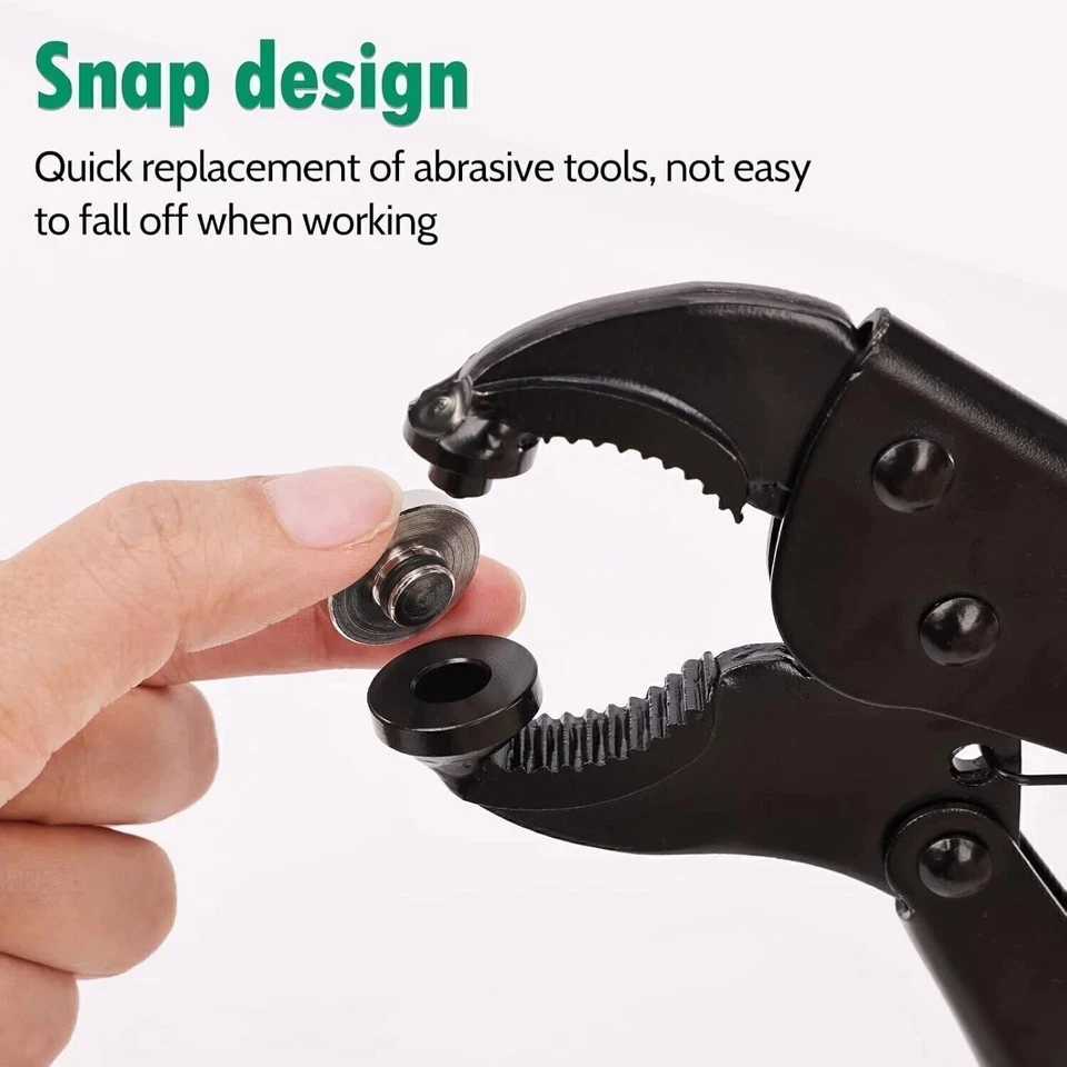 Heavy Duty Snap Fastener Tool Adjustable Snap Setter Tool Snap Installation New - Image 2 of 4