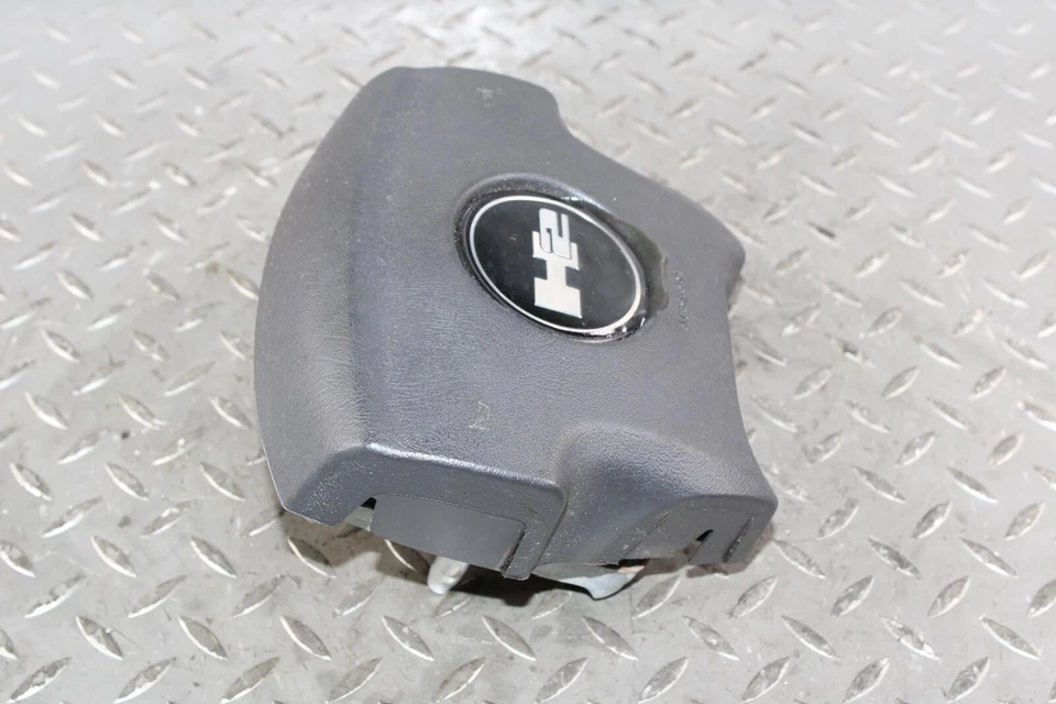 03-07 Hummer H2 Black L LH Left Steering Wheel Driver Airbag Factory Air Bag OEM Foto 4 de 4