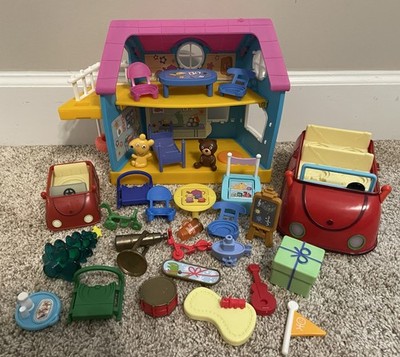 Peppa Pig Peppa's Clubhouse Playset  And Accessories Figures Christmas lot
