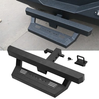For 2'' Receiver Trailer Towing Hitch Step Bar Rear Bumper Guard Truck Drop Hitch