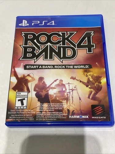 Rock Band 4 (Sony PlayStation 4, 2015) PlayStation 4 PS4 TESTED WORKING