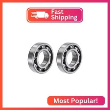 uxcell 6207 Deep Groove Ball Bearings 35x72x17mm Chrome Steel 2pcs