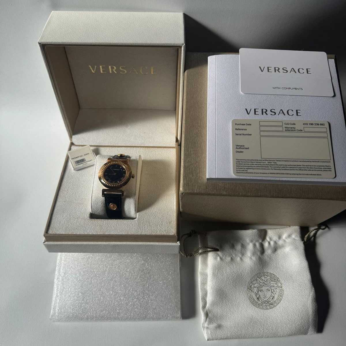 Versace Gold Filled Case Wristwatches for sale | eBay display picture 1