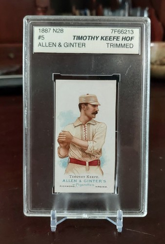 1887 N28 Allen & Ginter #26 Timothy Keefe — Raw