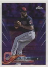 2018 Topps Chrome Purple Refractor 8/299 Cody Allen #161 4c5