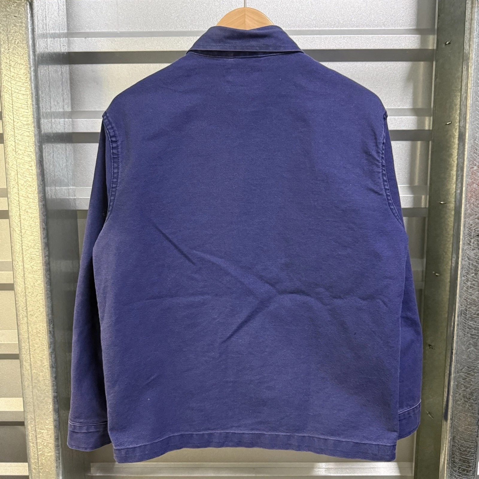Imogene + Willie Jack Jacket French Blue Cotton Canvas Chore Coat Men’s XS USA - product detail image 16
