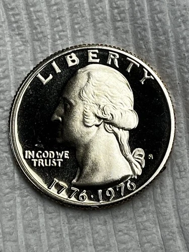 1776-1976 S Washington Quarter 40% SILVER DEEP CAMEO PROOF MINT UNCIRCULATED GEM