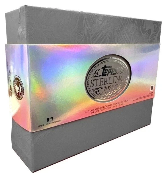 Full Sealed Case 2025 Topps Sterling Baseball Hobby (4 Boxes)