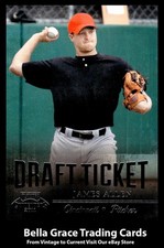 2011 Panini Playoff Contenders James Allen #DT54 Cincinnati Reds Draft Ticket