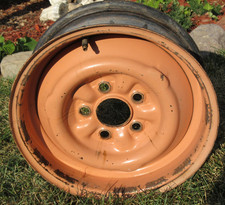 1957 Thunderbird Original Welded Steel Wheel 14x5 1957 Thunderbird Original Welded Steel Wheel 14x5