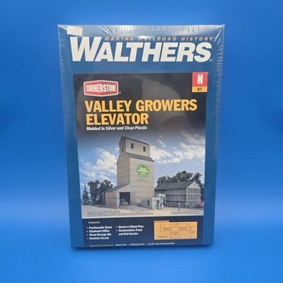 Cornerstone N Scale Valley Growers Elevator 933-3251 Building Kit