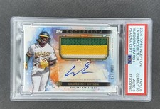 LAWRENCE BUTLER 2024 Topps Inception Rookie Patch Auto RPA /99 PSA 8 Athletics