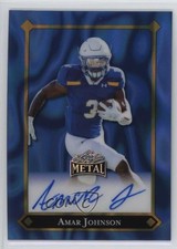 2025 Leaf Metal 92 Leaf LGR Auto Blue Lava 6/12 Amar Johnson #92L-AJ1 Auto 13u1