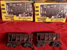 Varney Pro-Type Ore Car X2 Gray Brown Flexible Sprung Trucks OM-11 OM-2 Weatherd