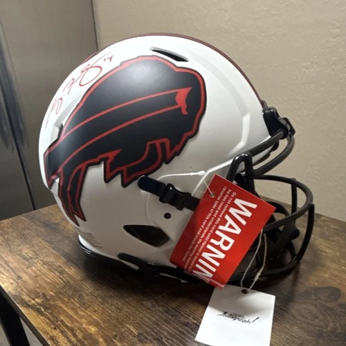 Buffalo Bills Signed Ryan Fitzpatrick authentic Football Helmet Beckett COA